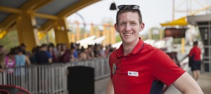 theme park staff member