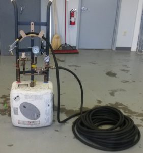 Tim's portable water washable penetrant system